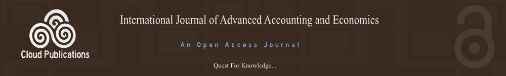 An Open Access Journal-International Journal of Advanced Accounting and Economics