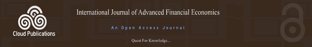 An Open Access Journal-International Journal of Advanced Financial Economics