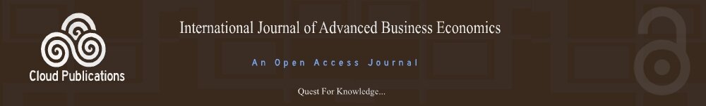International Journal of Advanced Business Economics- An Open Access Journal