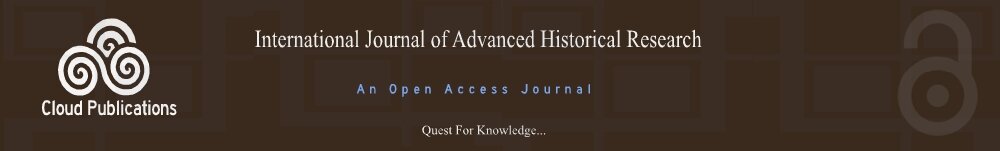 International Journal of Advanced Historical Research - An Open Access Journal